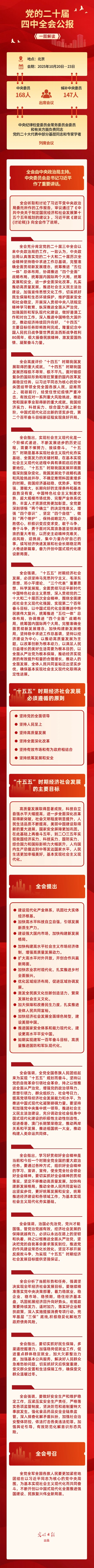 5策略 一图解读｜党的二十届四中全会公报